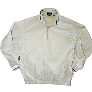 Ashworth Weather Systems Men's Pullover Golf Windbreaker w 1/4 Zip sz M